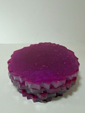 Set of 4 Resin Coaster